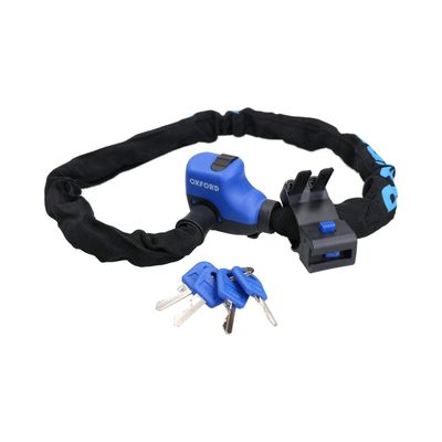 AB Tools Hercules Chain Lock 6 x 900mm Bike Cycle Jubilee Clip Carry Bracket Cloth Sleeve