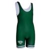 KO Sports Gear Unisex Wrestling Singlet for Adult Wrestlers - Wrestling Singlet for Men & Women - Bold Durable Uniform, Stretchy Breathable Material - Green, Adult Small view 2