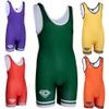 KO Sports Gear Unisex Wrestling Singlet for Adult Wrestlers - Wrestling Singlet for Men & Women - Bold Durable Uniform, Stretchy Breathable Material - Green, Adult Large view 1