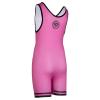 KO Sports Gear Unisex Wrestling Singlet for Adult Wrestlers - Wrestling Singlet for Men & Women - Bold Durable Uniform, Stretchy Breathable Material - Pink, Adult X-Small view 3