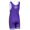 KO Sports Gear Unisex Wrestling Singlet for Adult Wrestlers - Wrestling Singlet for Men & Women - Bold Durable Uniform, Stretchy Breathable Material - Purple, Adult Small view 3