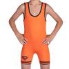 KO Sports Gear Unisex Wrestling Singlet for Adult Wrestlers - Wrestling Singlet for Men & Women - Bold Durable Uniform, Stretchy Breathable Material - Orange, Adult Small view 4