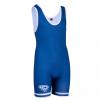 KO Sports Gear Unisex Wrestling Singlet for Adult Wrestlers - Wrestling Singlet for Men & Women - Bold Durable Uniform, Stretchy Breathable Material - Blue, Adult Medium view 2