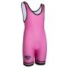 KO Sports Gear Unisex Wrestling Singlet for Adult Wrestlers - Wrestling Singlet for Men & Women - Bold Durable Uniform, Stretchy Breathable Material - Pink, Adult Medium view 2