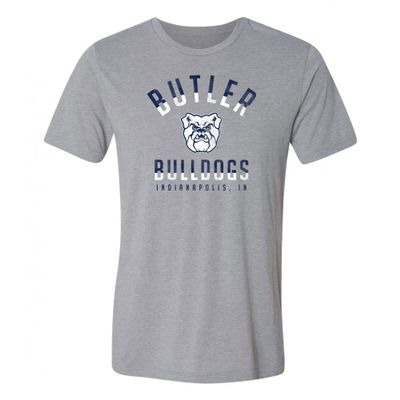 UGP Campus Apparel AS1181BC - Butler Bulldogs Division Arch Canvas Triblend T-Shirt - X-Large - Athletic Grey