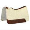 5 Star Equine Products - 7/8" Thick Western Contoured Natural Barrel Pad 30" x 28" Wool Horse Blanket view 2
