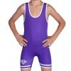 KO Sports Gear Unisex Wrestling Singlet for Adult Wrestlers - Wrestling Singlet for Men & Women - Bold Durable Uniform, Stretchy Breathable Material - Purple, Adult Medium view 4