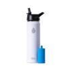 Clearly Filtered 20oz Water Bottle/Targets 220+ Contaminants/Double-Wall Insulated Stainless Steel Filtered Water Bottle BPA/BPS-Free Phthalate-Free Filters Fluoride Lead Chlorine (White) view 1