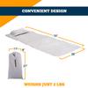 Alpcour Mattress Pad for Camping Cot  Ultra Plush Corduroy Cot Topper w/ Matching Pillow & Storage Carry Case  Easy Clean, Foldable, Compact Design for Outdoor Travel, Hiking & Backpacking  75x28 view 3