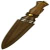SZCO Damascus Dirk with Ornate Rosewood Handle view 2