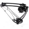 Archery Compound Bow Hunting Triangle Bow 50lbs Short Axis Right Left Hand for Outdoor Hunting Competition Composite Bow (Black) view 2