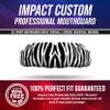 Impact All Sports Mouthguard Lacrosse, Football, Hockey, Basketball, Jiu-Jitsu, and More, Breathable Mouthguard for Youth Adults, Professional Custom-Fit, Zebra Skinz view 2