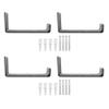 Extreme Max 3006.8438.2 Minimalist Wall-Mount Naked Surfboard Rack / Display Mount - 2 Count (Pack of 1) view 3
