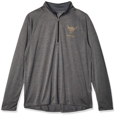 Hurley Men's 1/4 Zip Jacket 100% Polyester Loose Heat Gear Grey (Small)
