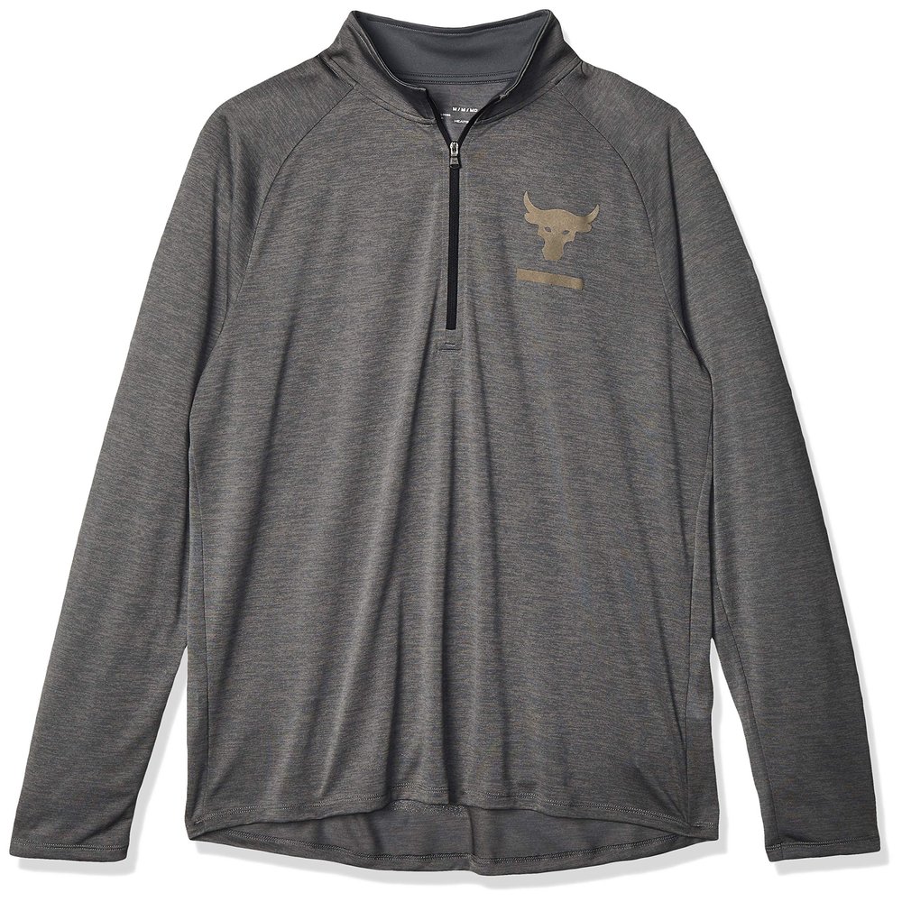 Hurley Men's 1/4 Zip Jacket 100% Polyester Loose Heat Gear Grey (Small)