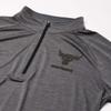Hurley Men's 1/4 Zip Jacket 100% Polyester Loose Heat Gear Grey (Small) view 2