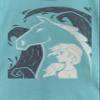 Disney Girls' T-Shirt, Tahiti Blue, Small view 2