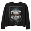Disney Girls' T-Shirt, Black, Large view 1