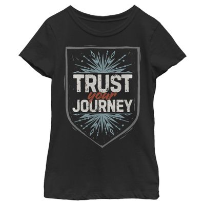 Disney Girls' T-Shirt, Black, X-Small