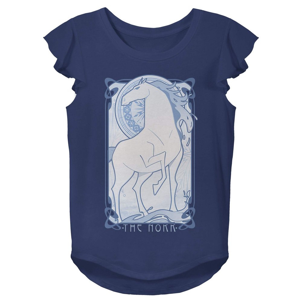 Disney Girls' T-Shirt, Navy, Large