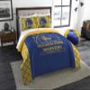 Northwest NBA Golden State Warriors Unisex-Adult Comforter and Sham Set, Full/Queen, Reverse Slam view 1