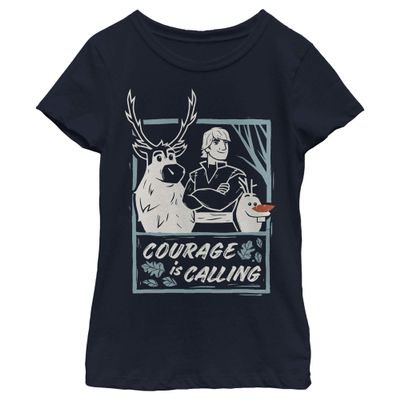 Disney Girls' T-Shirt, Navy, X-Small