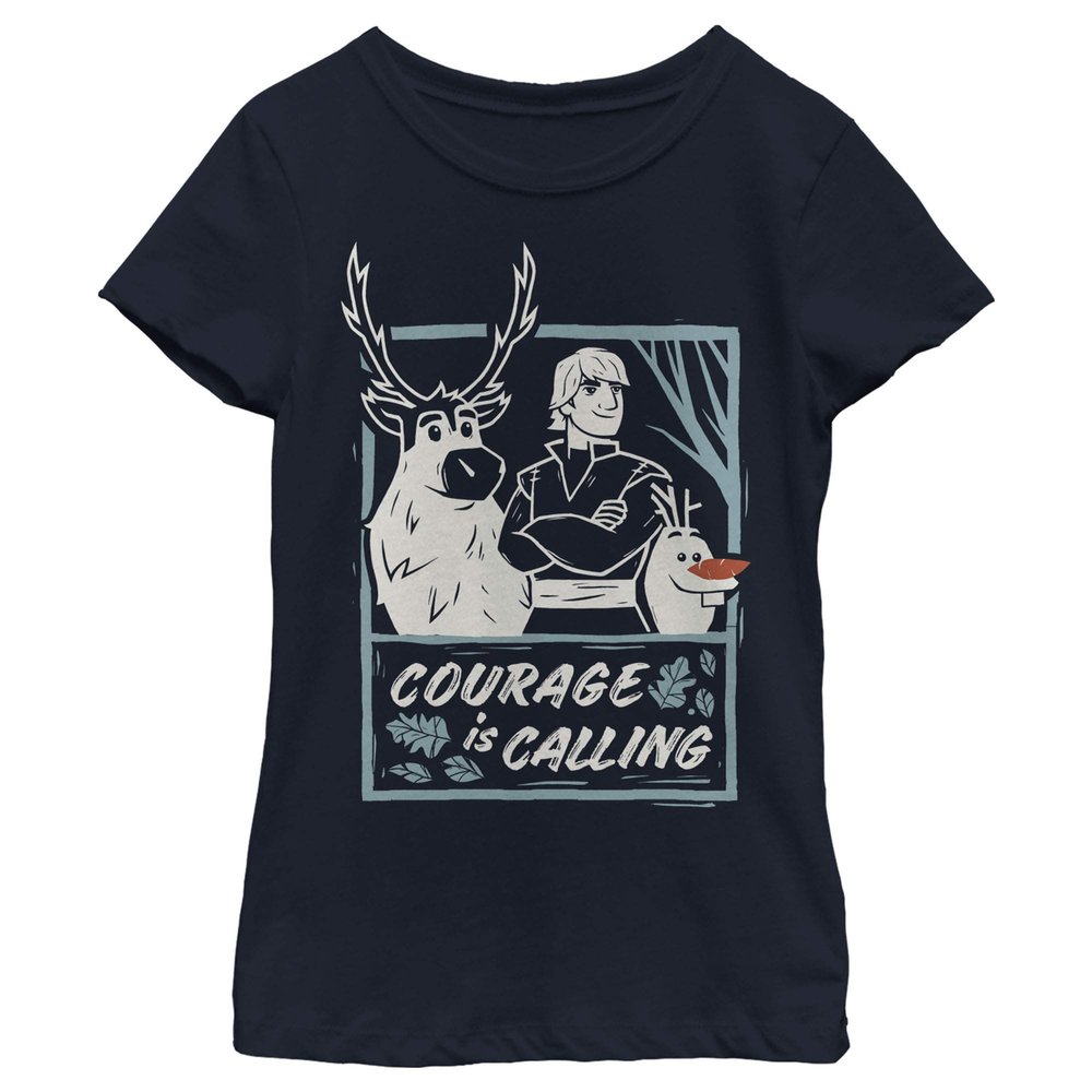 Disney Girls' T-Shirt, Navy, X-Small