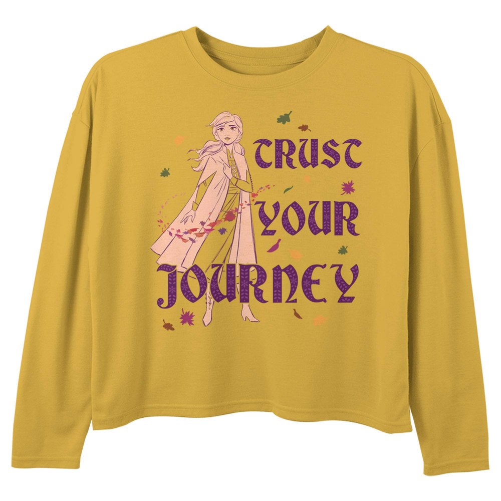 Disney Girls' T-Shirt, Gold, X-Small