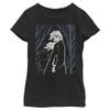 Disney Girls' T-Shirt, Black, Small view 1