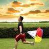 LIOOBO 1 Pc Colorfull Running Training Parachute Practical Strength Football Running Equipment for Runner Football Soccer Drilling Outdoor Sports view 3