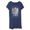 Disney Girls' Tee Dress, Navy, X-Small view 1