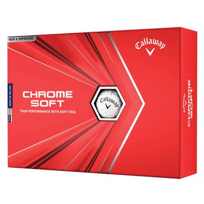 Callaway 2020 Chrome Soft Golf Balls (White)