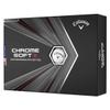 Callaway 2020 Chrome Soft X Dozen Golf Balls White view 1