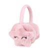 JIAHG Boys Girls Cute Squint Star Winter Warm Earmuffs Soft Faux Fur Ear Warmers Kids Outdoor Thermal Comfy Plush Ear Muffs view 1