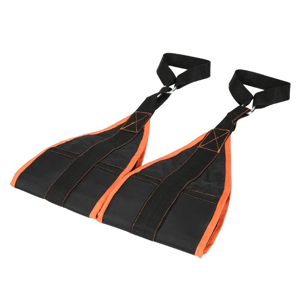 1 Pair Padded Abdominal Training Reverse Pull Hanging AB Strap for Exercise Fitness