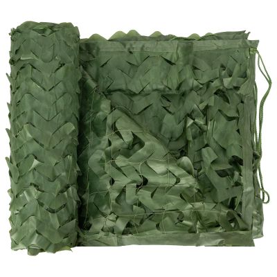 LOOGU Green Camo Netting 13x16.5 FT, 150D Camouflage Net for Sunshade, Camping, Military, Hunting Blind, Party Decorations