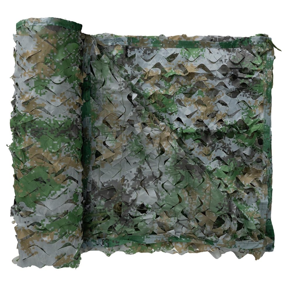 LOOGU Woodland Digital Camo Netting 13x16.5 FT, 150D Camouflage Net for Sunshade, Camping, Military, Hunting Blind, Party Decorations