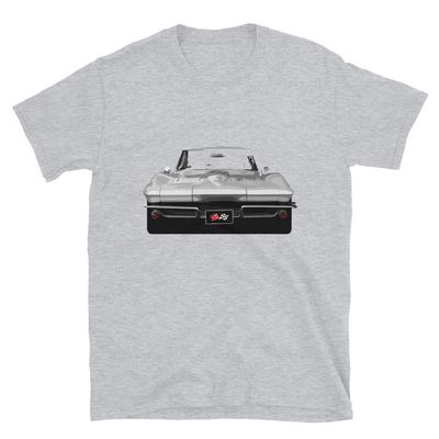 JG Infinite 1963 Chevy 'Vette Stingray Short-Sleeve Unisex T-Shirt Sport Grey