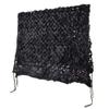 HYOUT Camo Netting Camouflage Net Bulk Roll for Hunting Blinds Ghillie Sunshade, Camping, Military Party Decoration, Black 6.5x26ft view 1