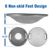 Yes4All Plastic Wobble Balance Board-Round Balance Trainer Board, Wobble Board for Standing Desk, Core Training, Home Gym Workout view 2