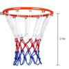 Aoneky Polyester Replacement Basketball Net, Outdoor Basketball Goal Net, 12 Loops Thick Basketball Rim Netting view 2