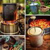 Bestargot Titanium Pot 750ml, Portable French Press | Ultralight Camping Pot for Coffee, Cooking & Survival | Compatible with Camp Stoves view 4