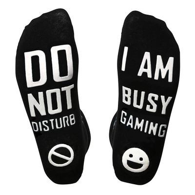Engmoo Novelty Funny Socks Do Not Disturb Socks Christmas Gift Stocking Stuffers for Teenage boys Kids Men Women