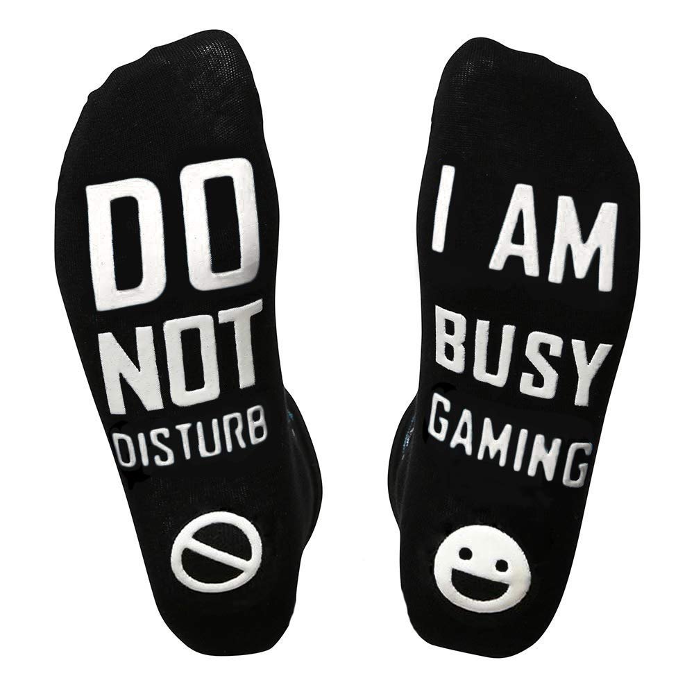Engmoo Novelty Funny Socks Do Not Disturb Socks Christmas Gift Stocking Stuffers for Teenage boys Kids Men Women