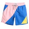 maamgic Mens Swim Trunks Quick Dry Swim Shorts with Mesh Lining Funny Swimwear Bathing Suits 7inch Color Blocking Medium view 1