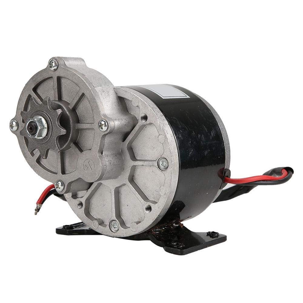 Gear Reduction Electric Motor,12V 250W Gear Reduction Motor with 9 Tooth Sprocket Brushed DC Motors Reductor for e-Bike Scooter Door Lock Curtain Machine
