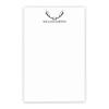 Deer Antlers Notepad Set, Personalized Notepad for Men or Women, Personalized Hunting Gifts for Him, Personalized Fathers Day Gifts from Kids, Wife, Daughter, Son, Hunter, Size 5.5in x 8.5in 50 Sheets view 1