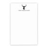 Deer Notepad Set, Personalized Notepad for Men or Women, Personalized Hunting Gifts for Him, Hunter, Size 5.5in x 8.5in, 50 Sheets