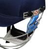 SS Gutsy Cricket Helmet | Navy Blue | Size: Medium | for Men & Boys | Mild Steel Grill | Eva Padding view 4