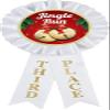Jingle Run Prizes, 3rd Place Christmas Jingle Run Award Ribbon Prizes, 1 Pack view 1